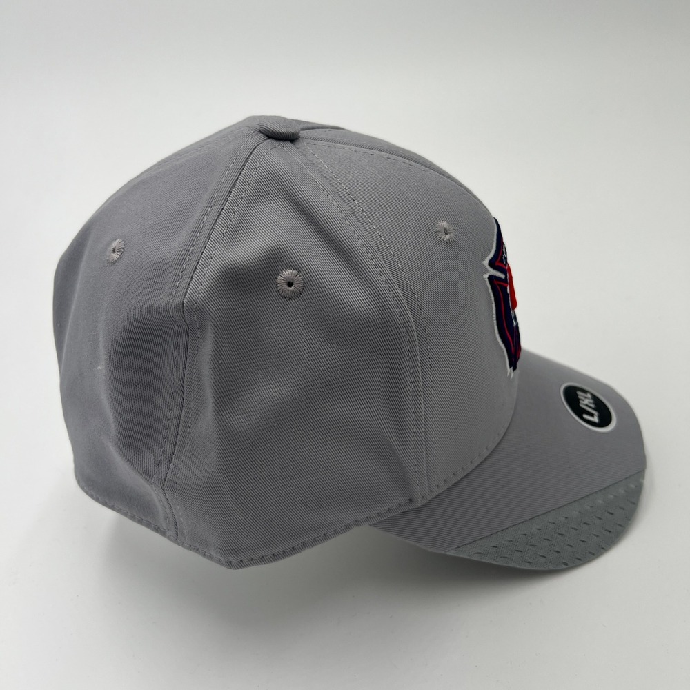 Chicago Fire FC Gray Stretch Fit Hat MLS Soccer L/XL Embroidered Logo - Picture 4 of 9